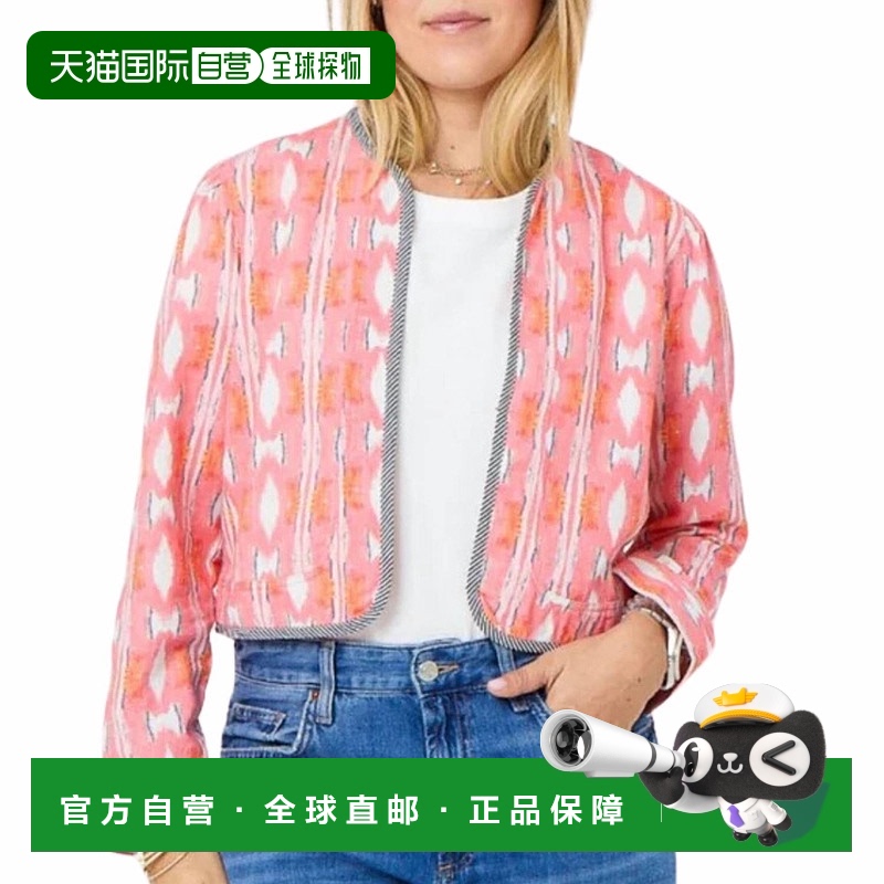 自营 kerri rosenthalMorgan Ikat Beau Lero多层夹克 美国奥莱直