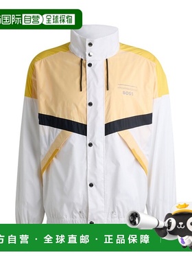 自营 boss保时捷 x 撞色防水夹克 - 黄色 美国奥莱直发