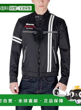 自营Blauer聚酰胺夹克和男士外套-黑色 美国奥莱直发休闲风