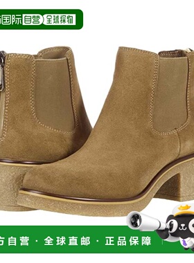 自营Blondo Lima Boots Tan Suede Waterproof Chelsea Bootie ZA