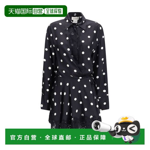 自营Max Mara Silk Casual Women's Dress - black 美国奥莱直发