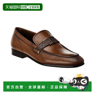 男鞋 自营 一脚蹬 美国奥莱直发豆豆鞋 棕色 tod sTODs皮革乐福鞋