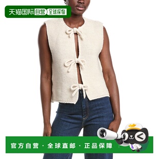 自营 ANNA KAY Legringa羊绒混纺开衫-白色背心 美国直发奥莱