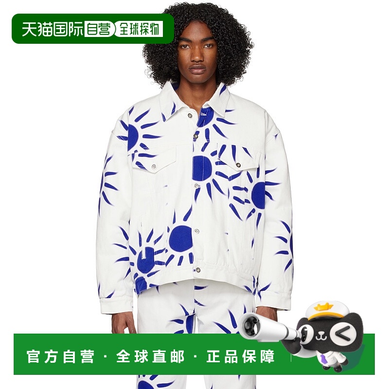 1h可退 香港直邮潮奢 Liberal Youth Ministry 男士 白色印花牛仔