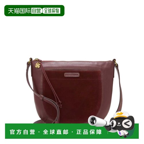 自营lucky brandLucky品牌Tali斜挎包-深红色 美国奥莱直发