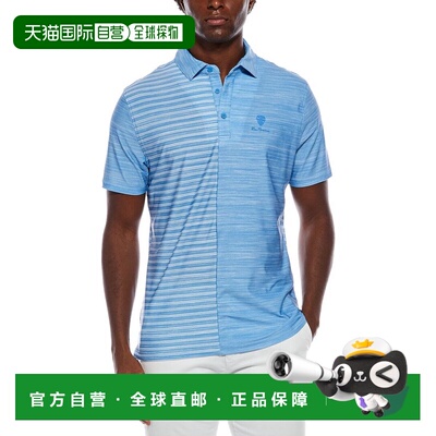 自营Ben Sherman Melange Stripe Colorblock Tech Jersey Polo S