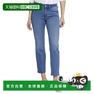 NYDJ 蓝色 Marilyn 九分牛仔裤 美国奥莱直发 Blueisland 自营