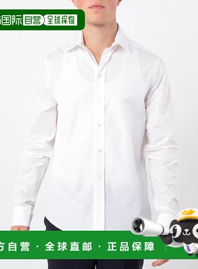自营Bally Adrian Brody Long-Sleeve Dress Shirt - white 美国