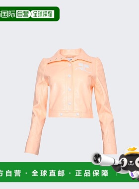 自营 courreges标志性乙烯基夹克漂白橙色 - 橙色 美国奥莱直发