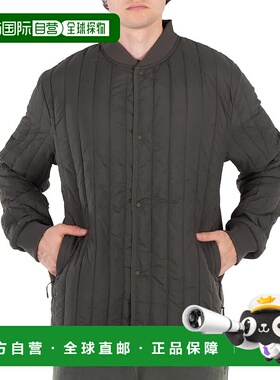 自营 Rains男式绿色Banja Liner轰炸机夹克-绿色 美国奥莱直发