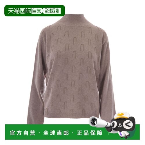 自营fabiana filippiMoka Meringa Platinum Wool-Blend Turtlene