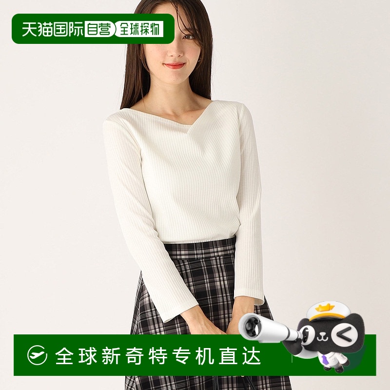 【日本直邮】INDEX　女士　T恤纯棉高档 简约时尚百搭舒适 高级感