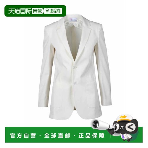 自营red valentinoWhite Viscose Wool Elastane Women Jacket -