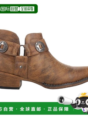 1h可退 【美国直邮】Roper Ava Harness棕色女牛仔靴 时装靴 舒适