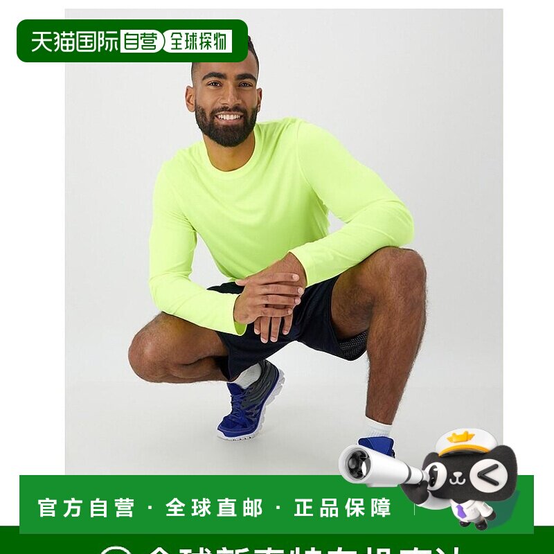 【美国直邮】hanes 男士 上装T恤长袖针织恒适双面