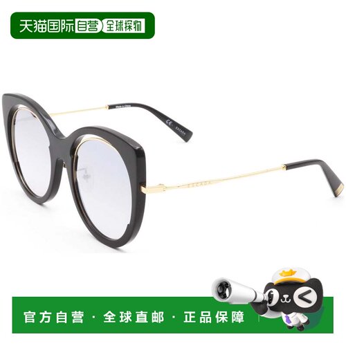 自营 Escada女式54毫米灰色太阳镜-黑色 美国奥莱直发艾斯卡达