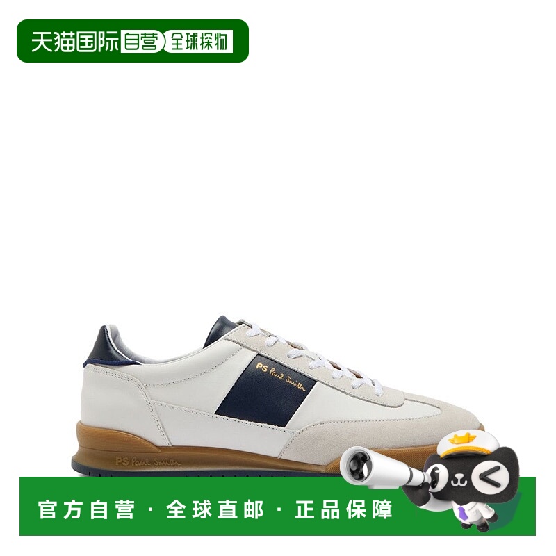 自营paul smithDover White Navy Side Panel Sneaker - white 美