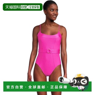 自营Becca Monte Carlo Makenna Rib Swimsuits Women's  Azalea