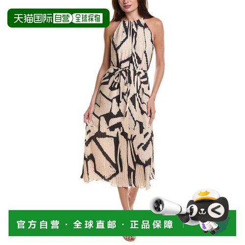 自营Bella Dahl褶皱吊带长裙-白色 美国奥莱直发新款连衣裙