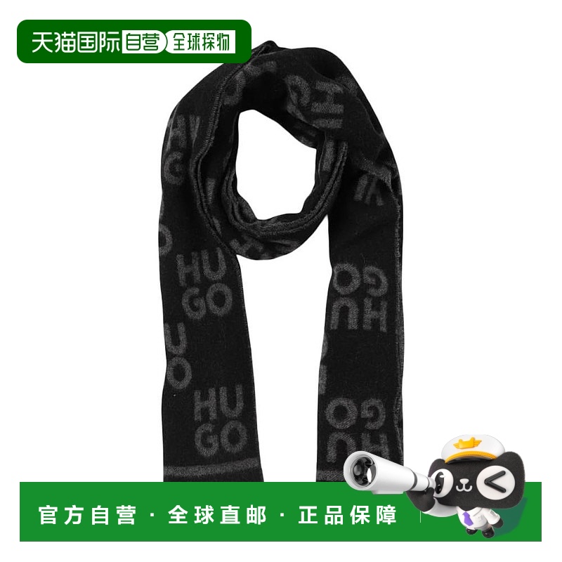 1h可退 【美国直邮】hugo boss 男士 围巾披肩羊毛