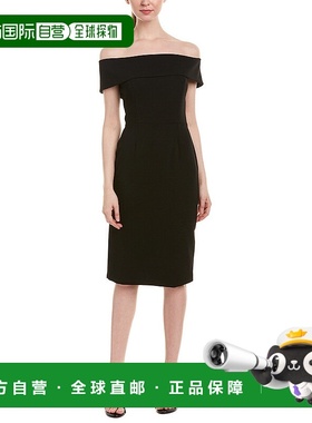 自营issue new york纽约护套连衣裙-黑色 美国奥莱直发