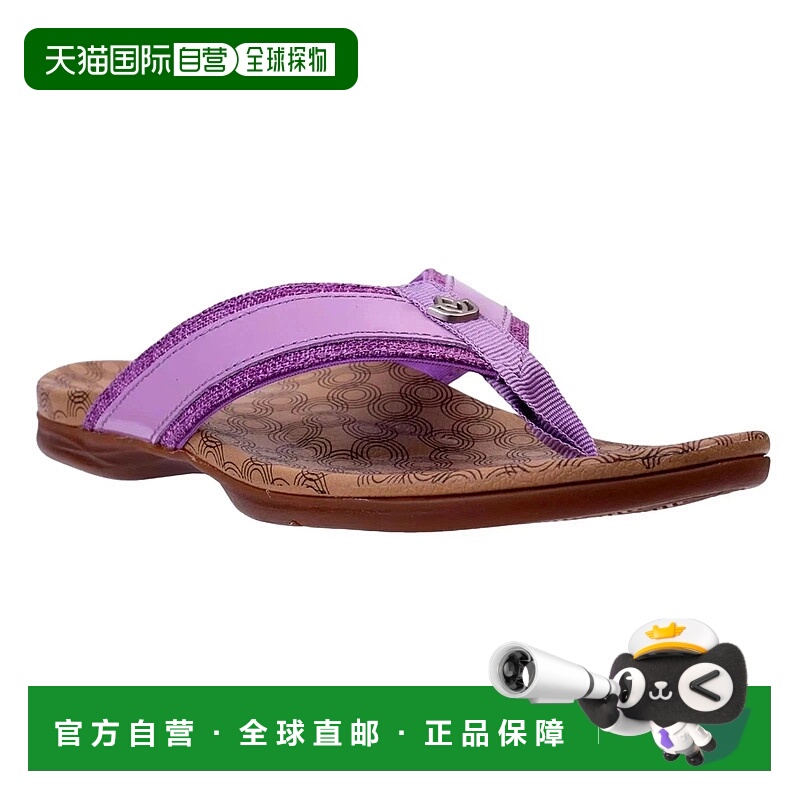 自营Spenco Cabo A596582 Flip Flop Womens Purple Slip On Thon