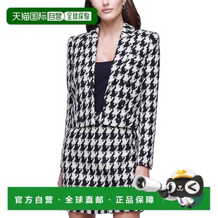 黑色 agenceInez裁剪外套 美国奥莱直发 自营