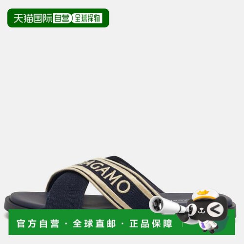 自营Salvatore Ferragamo Logo - navy 美国奥莱直发