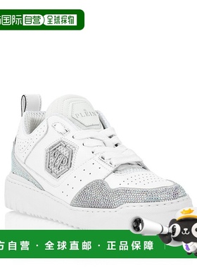 自营 philipp plein低顶运动鞋 Titan $lam - 白色/白色 美国奥莱
