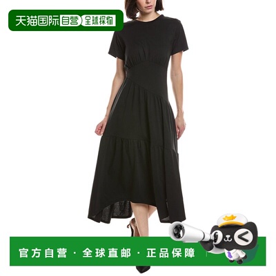 自营FRAME Denim The Dress-黑色 美国奥莱直发连衣裙