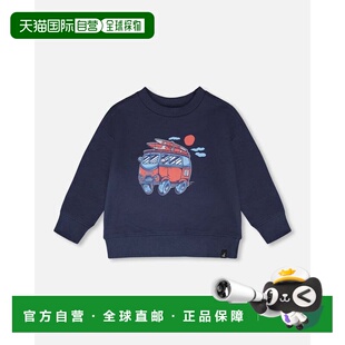 自营deux par deuxFrench Terry Sweatshirt Blue - blue 美国奥