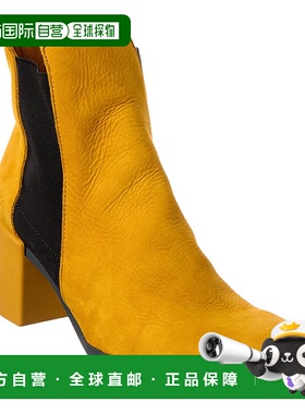 自营 Arche Angaro皮革短靴-橙色 美国奥莱直发切尔西靴