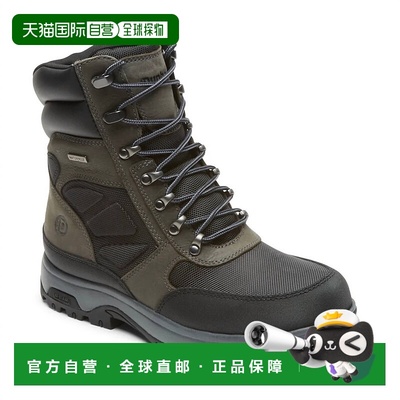 自营 dunham男式 8000Works 8 英寸 Ubal 侧拉链 400G 保暖靴 -