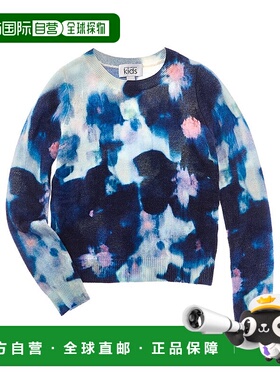 自营Autumn Cashmere Floral Blotch Print Wool & Cashmere-Blen