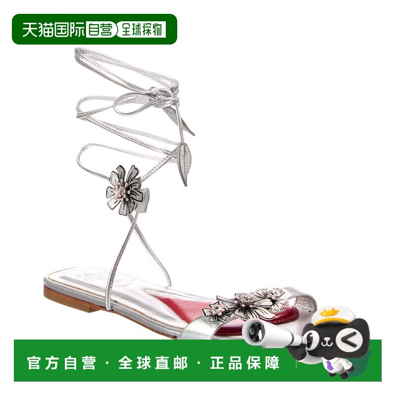 自营roger vivierRoger vilier皮革凉鞋-银色 美国奥莱直发