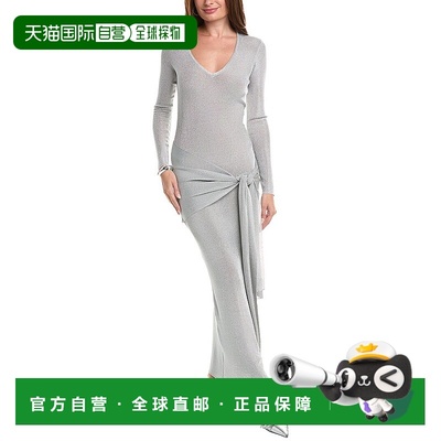 自营SER.O.YA Ashera Midi Dress - silver 美国奥莱直发