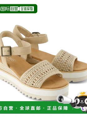 自营Women's Toms Diana Sandals Champagne Ankle Strap Espadri