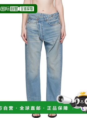1h可退 香港直邮潮奢 R13 女士 蓝色 Crossover 牛仔裤 R13W2048D