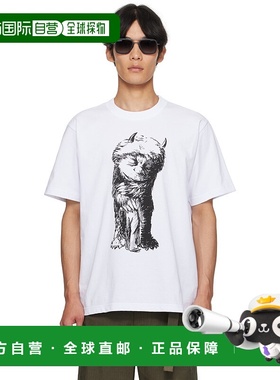 1h可退 香港直邮潮奢 Sacai 男士 白色 Where The Wild Things Ar