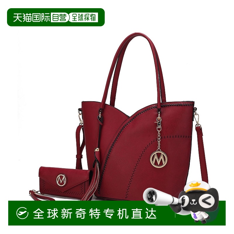 自营mia k collectionMia K-wine的Imogene女式带钱包单肩包 【美