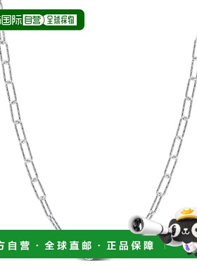 美国直邮Julianna B女士项链18英寸925纯银花式回形针链式时尚