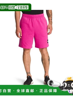 自营 The North Face Box NSE男式短裤粉红色棉质弹力腰部拉带PHC