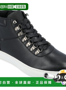 自营 Vance Co. Ortiz 系带高帮运动鞋 - 黑色 美国奥莱直发板鞋