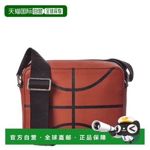 自营Off-White Basketball Leather Crossbody - orange 美国奥莱