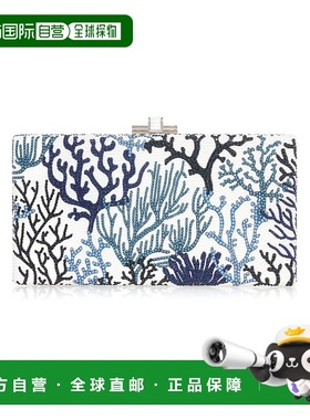 自营judith leiber coutureSLEEK RECTANGE-银色深靛蓝色多色 美