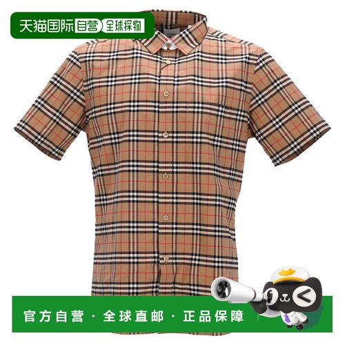 【美国直邮】burberry/博柏利 男士 衬衫 【付后1h可退】短袖