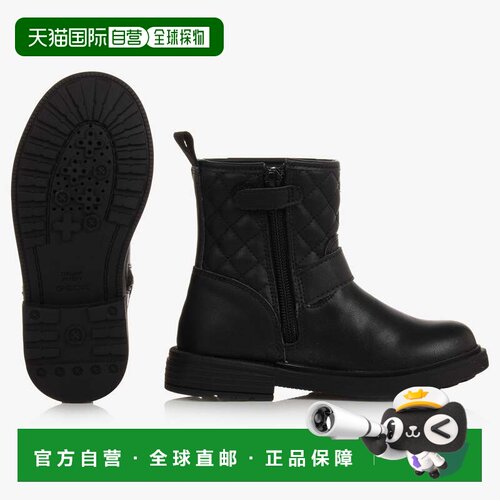 自营geox黑色 Eclair 踝靴 - 黑色 美国奥莱直发
