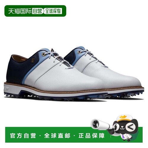 自营FootJoy Premiere系列54398运动鞋男士白色皮革高尔夫球鞋LIQ