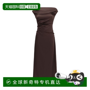 Staud Phare女式 自营 Long 美国奥莱直发 连衣裙 棕色