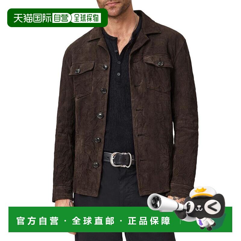 1h可退 【美国直邮】john varvatos 女士 皮质外套